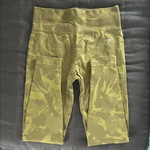 Gymshark Green Camouflage Leggings